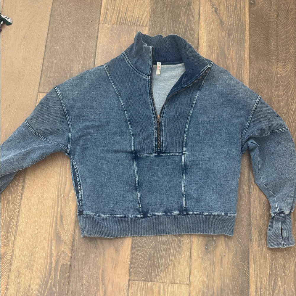 FP Movement by Free People Blue Jean Jacket